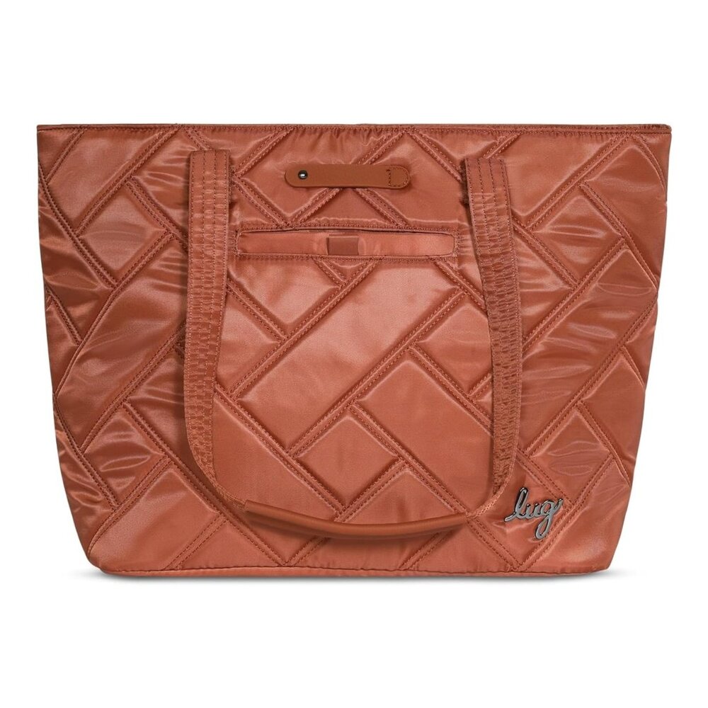 lug Skyline Tote Bag in Copper, a rich fantastic fall color from smoke free home
